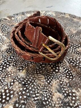 Leather belt made in Argentina